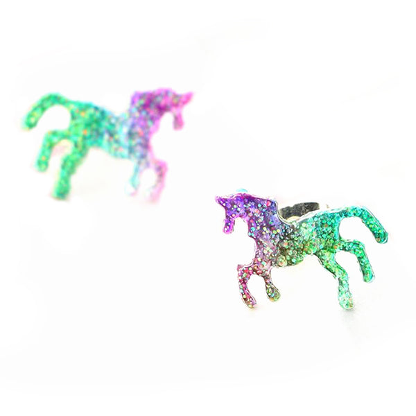 Glitter Unicorn Earrings
